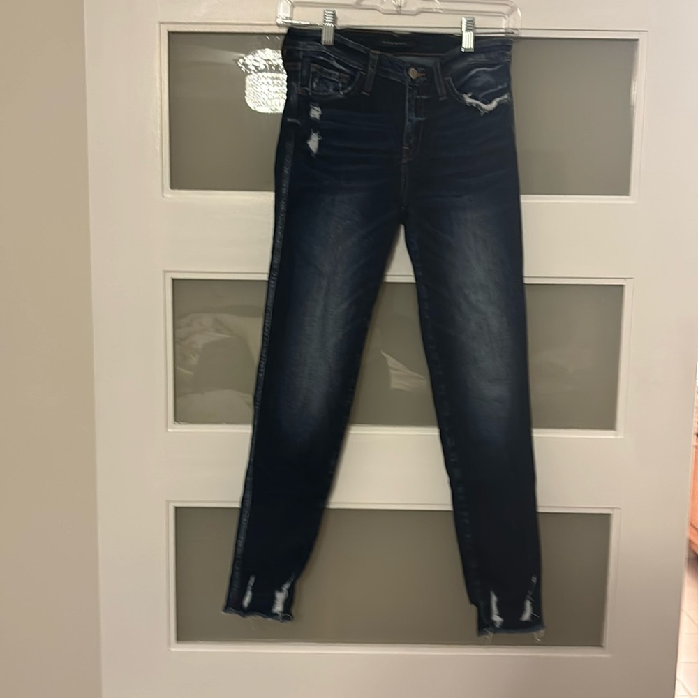 Flying monkey mid rise skinny ankle jeans